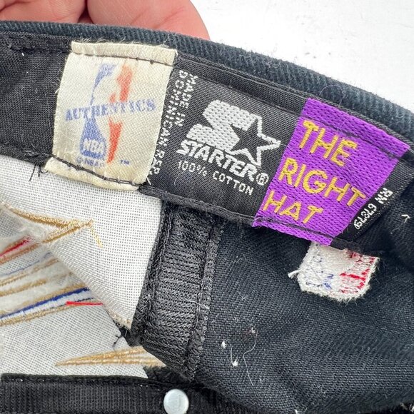 Chicago Bulls Champion Authentics NBA Final Starter Black Snapback The Right Hat - Picture 7 of 7